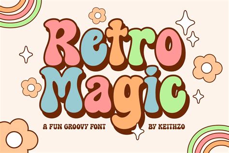 Magic retro font